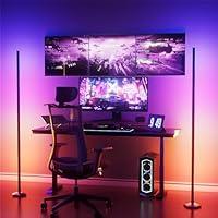 Algopix Similar Product 7 - YIKBIK 2PCS RGB Corner Floor Lamp 65