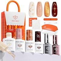 Algopix Similar Product 2 - modelones Gel Nail Polish Kit with U V