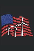 Algopix Similar Product 12 - USA Flag Wind Turbine Wind Turbine