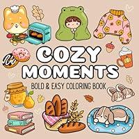 Algopix Similar Product 6 - Cozy Moments Bold and Easy Coloring