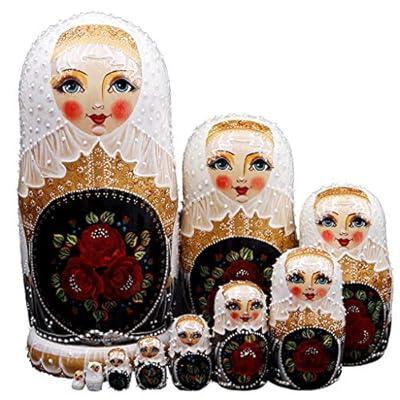 Bestpysanky Set Of 4 Semyonov Traditional Wooden Nesting