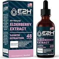 Algopix Similar Product 12 - E2H Elderberry Syrup  Powerfull