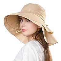 Algopix Similar Product 19 - Summer Bill Flap Cap UPF 50 Cotton Sun