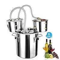 Algopix Similar Product 13 - ECOWORTHY Wine Still 5 Gallon Alcohol