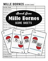 Algopix Similar Product 7 - Mile Bornes Score Sheets Board Game