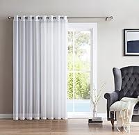 Algopix Similar Product 7 - HLCME One Panel Extra Wide Sheer Voile