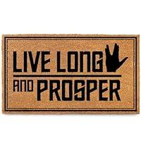 Algopix Similar Product 12 - Live Long and Prosper Door Mat 30x17