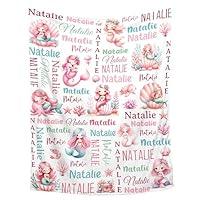 Algopix Similar Product 5 - Personalized Baby Blanket for Girls