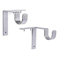 Algopix Similar Product 19 - KwikHang Single Curtain Rod Brackets 