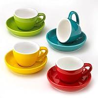 Algopix Similar Product 16 - Espresso Cups and Saucers by Easy
