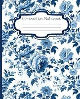 Algopix Similar Product 16 - Composition Notebook Vintage Blue