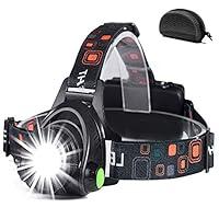 Algopix Similar Product 15 - Headlamp Rechargeable Headlamp for