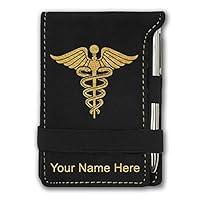 Algopix Similar Product 3 - Mini Notepad Caduceus Medical Symbol
