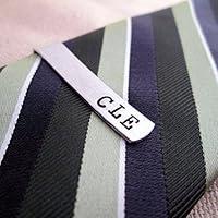 Algopix Similar Product 7 - Mens Personalized tie clip  custom