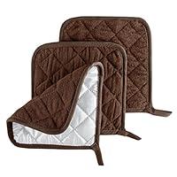 Algopix Similar Product 19 - Pot Holder Set 3 Piece Set Of Heat