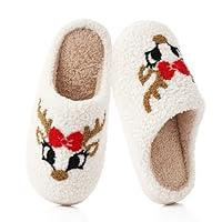 Algopix Similar Product 5 - Feionusin Christmas Tree Slippers for