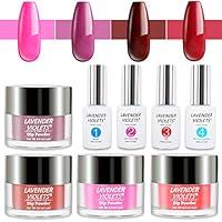 Algopix Similar Product 1 - Lavender Violets Dipping Powder Nail