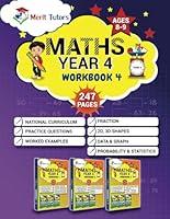 Algopix Similar Product 15 - Year 4 Maths Workbook 4 Fraction and