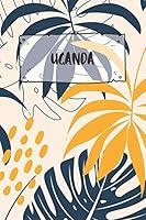 Algopix Similar Product 9 - Uganda Ruled Travel Diary Notebook or
