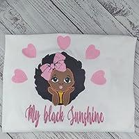 Algopix Similar Product 4 - My Black Sunshine Girl ShirtBlack