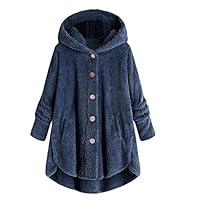 Algopix Similar Product 4 - Women Wool Coat with Hood Mid Length