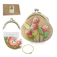 Algopix Similar Product 3 - YJGMY Beginner Embroidery Coin Purse