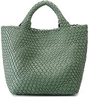 Algopix Similar Product 17 - Queenoris Woven Bag for Women Vegan