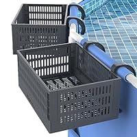 Algopix Similar Product 15 - Poolside Storage Basket 2pcs Foldable