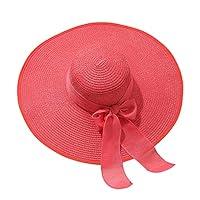 Algopix Similar Product 13 - Womens Wide Brim Straw Panama Hat