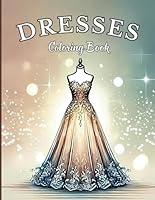 Algopix Similar Product 5 - Dresses Coloring Book Fashion Coloring