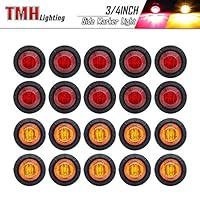 Algopix Similar Product 4 - 20 Pcs TMH 34 Inch Mount 10 pcs Amber