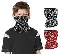 Algopix Similar Product 10 - 2 PCS Kids Face Mask Neck Gaiters