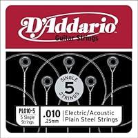 Algopix Similar Product 18 - DAddario PL0105 Plain Steel Guitar