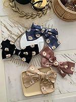 Algopix Similar Product 7 - Daisy Pattern Clip Bow Tie Buckle