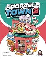 Algopix Similar Product 4 - Adorable Town 2 Coloring Book for