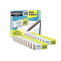 Algopix Similar Product 15 - Sargent Art Plastic 20 White Vinyl