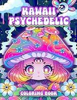 Algopix Similar Product 12 - Kawaii Psychedelic Coloring Book Cute