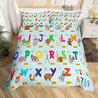 Algopix Similar Product 4 - Kids Educational Bedding Set Queen Size