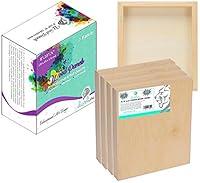 Algopix Similar Product 4 - Daveliou 8x10 Wooden Canvas Boards for