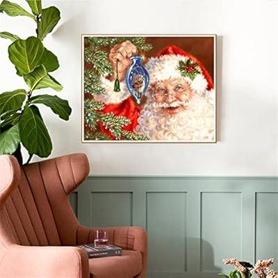 5D Diamond Painting Kits for Adults, Santa DIY Diamond Art Kits