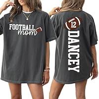 Algopix Similar Product 18 - Custom Football Mom Shirt Personalized