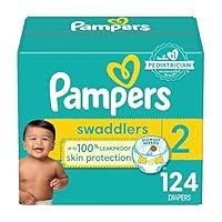 Algopix Similar Product 10 - Diapers Size 2 124 Count  Pampers
