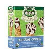 Algopix Similar Product 7 - Three Twins Sundae Cones 3 Count