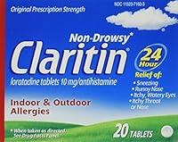 Algopix Similar Product 3 - Claritin 24 Hour Allergy Tablets 20