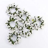 Algopix Similar Product 3 - White Pip Berry Candle Rings  Package