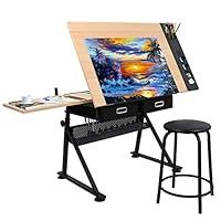 Algopix Similar Product 9 - ZENY Drafting Table Art Desk Drawing