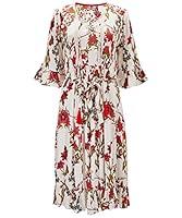 Algopix Similar Product 14 - Joe Browns Womens 34 Sleeve Floral Tea