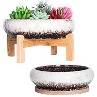 Algopix Similar Product 17 - ARTKETTY Succulent Pots with Drainage