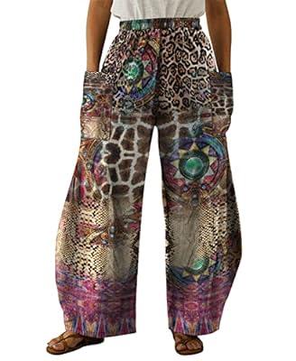 Best Deal for Sipumia Womens Harem Loose Ethnic Pattern Pants Yoga