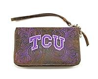 Algopix Similar Product 12 - NCAA TCU Horned Frogs Womens Wristlet